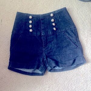 High waisted shorts